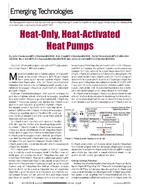 Emerging Technologies: Heat-Only, Heat-Activated Heat Pumps