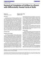 SF-98-10-3 — Numerical Simulation of Airflow in a Room with Differentially Heated Vertical Walls (same as 4107)