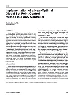 4340 — Implementation of a Near-Optimal Global Set Point Control Method in a DDC Controller