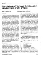 OR-94-04-1 — Evaluation of Thermal Environment in Industrial Work Spaces