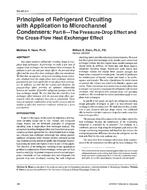 SA-96-02-4 — Principles of Refrigerant Circuiting with Application to Microchannel Condensers. Part II – the Pressure-Drop Effect and the Cross-Flow Heat Exchanger Effect