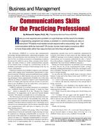 Business and Management: Communications Skills For the Practicing Professional