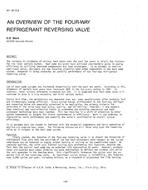 NY-87-10-2 — An Overview of the Four-Way Refrigerant Reversing Valve