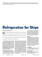 Refrigeration for Ships