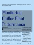 Monitoring Chiller Plant Performance