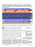 Cooling Airflow Design Calculations for UFAD