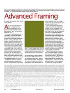 Building Sciences: Advanced Framing