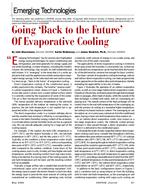 Emerging Technologies: Going 'Back to the Future' of Evaporative Cooling