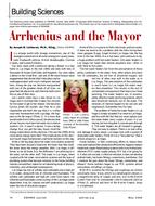 Building Sciences: Arrhenius and the Mayor