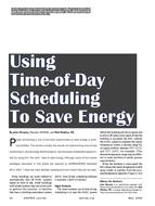 Using Time-of-Day Scheduling to Save Energy