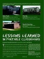 Lessons Learned in Portable Classrooms