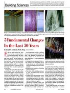 Building Sciences: 5 Fundamental Changes in the Last 50 Years