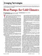 Emerging Technologies: Heat Pumps for Cold Climates