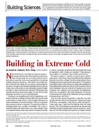 Building Sciences: Building in Extreme Cold