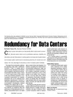 Redundancy for Data Centers