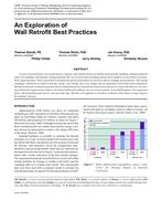 An Exploration of Wall Retrofit Best Practices