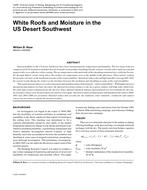 White Roofs and Moisture in the US Desert Southwest