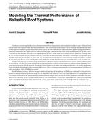 Modeling the Thermal Performance of Ballasted Roof Systems