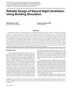 Reliable Design of Natural Night Ventilation Using Building Simulation