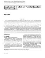 Development of a Robust Termite-Resistant Foam Insulation