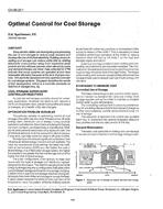 CH-89-22-1 — Optimal Control for Cool Storage