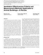 DA-07-039 Ventilation Effectiveness Criteria and Measurement Methods-Applicable to Animal Buildings-A Review (RP-1301)