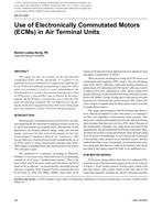 DA-07-035 Use of Electronically Commutated Motors (ECMs) in Air Terminal Units