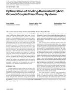 CH-09-057 (RP-1384) — Optimization of Cooling-Dominated Hybrid Ground-Coupled Heat Pump Systems