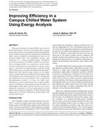 CH-09-053 — Improving Efficiency in a Campus Chilled Water System Using Exergy Analysis