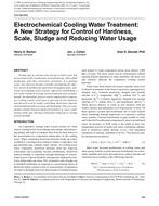 CH-09-042 — Electrochemical Cooling Water Treatment: A New Strategy for Control of Hardness, Scale, Sludge and Reducing Water Usage