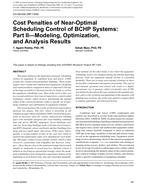 CH-09-030 (RP-1340) — Cost Penalties of Near-Optimal Scheduling Control of BCHP Systems: Part II Ã¢Â€Â” Modeling, Optimization,and Analysis Results