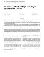 Causes and Effects of High Humidity in South Florida Schools