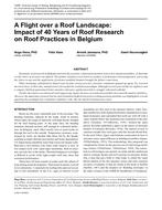 A Flight over a Roof Landscape: Impact of 40 Years of Roof Research on Roof Practices in Belgium