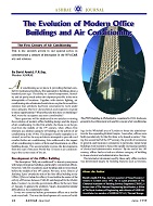 The First Century of Air Conditioning. Article 7: The Evolution of Modern Office Buildings and Air Conditioning