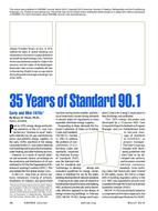 35 Years of Standard 90.1