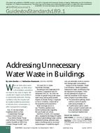 Addressing Unnecessary Water Waste in Buildings