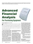 Advanced Financial Analysis For Purchasing Equipment