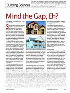 Building Sciences: Mind the Gap, Eh?