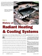 History of Radiant Heating & Cooling Systems, Part 1