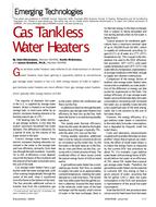 Emerging Technologies: Gas Tankless Water Heaters