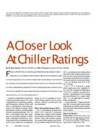 A Closer Look at Chiller Ratings