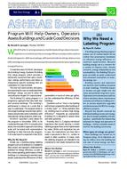 ASHRAE Building EQ Program Will Help Owners, Operators Assess Buildings, and Guide Good Decisions