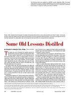 Building Sciences: Some Old Lessons Distilled