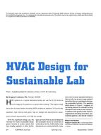 HVAC Design for Sustainable Lab