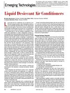 Emerging Technologies: Liquid Desiccant Air Conditioners