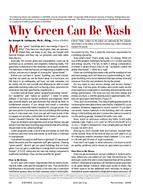 Building Sciences: Why Green Can Be Wash