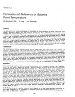 HI-85-28-3 — Estimation of Reference or Balance Point Temperature