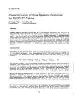 2898 (RP-359) — Characterization of Zone Dynamic Response for CLF/CLTD Tables