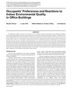 Occupants' Preferences and Reactions to Indoor Environmental Quality in Office Buildings