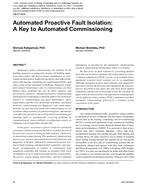 LB-07-004 — Automated Proactive Fault Isolation: A Key to Automated Commissioning